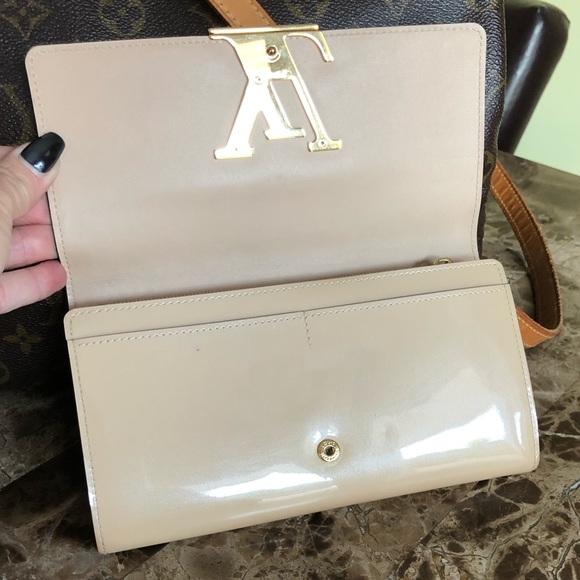 AUTH Louis Vuitton Portefeuille Louise Wallet RARE - Picture 2 of 8